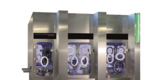 Romaco Macofar’s MicroRobot 50 microdosing machine Romaco Macofar