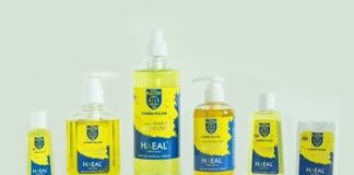 Haeal & Kerala Blasters football club launch turmeric sanitizer and hand wash Haeal