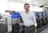 Libako in Kolkata installs Gallus ECS 340 label press Balai Adhikary, director, Libako Packaging, with the new Gallus ECS 340 flexo press installed in the Ecospace built in the Jalpath in Kolkata Photo: Gallus Ferd. Rüesch