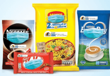 Nestle India’s iconic brands to feature masks on packaging to generate awareness Nestle India plans to leverage the power of its iconic brands