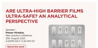 ACG to host webinar on safety of ultra-high barrier films ACG