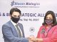 Biocon and SII to collaborate on vaccines and infectious diseases L to R – Adar Poonawala of Serum Instittute of India and Krian Mazumdar Shaw announce an alliance to develop and distribute vaccines and drugs for infectious diseases on 16 September 2021 Photo Indian Express