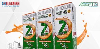 FDC’s Electral-Z+ launched in UFlex’ Asepto holographic packaging Asepto
