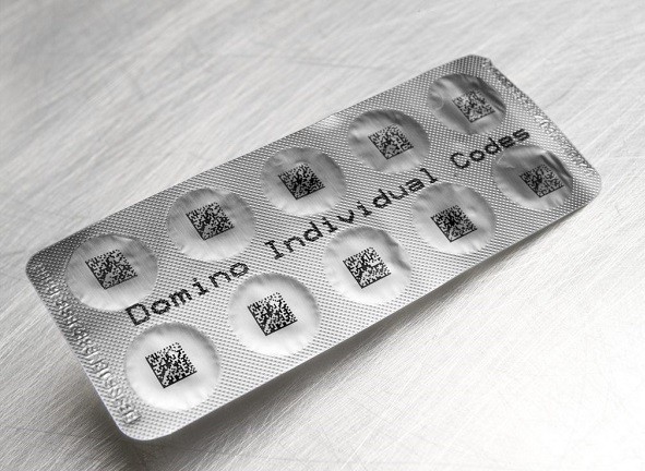 Domino is supporting the pharma drug manufacturers for 2D codes