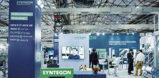 Syntegon Technology’s solid presence at PackEx 22 Mumbai Syntegon Technology stand at PackEx 2022. Photo: Syntegon