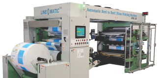Square-bottom paper bag and flexo printing machines from Line O Matic Packaging