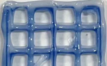 3D printed bandage for treating diabetic foot ulcers bandage