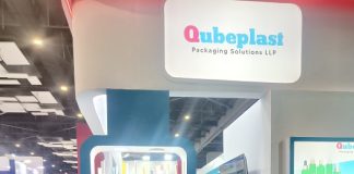Qubeplast Packaging’s PET, HDPE & glass packaging for cosmetics at CosmoHome Tech Qubeplast Packaging