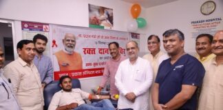 Prakash Hospital organises successful blood donation camp Prakash